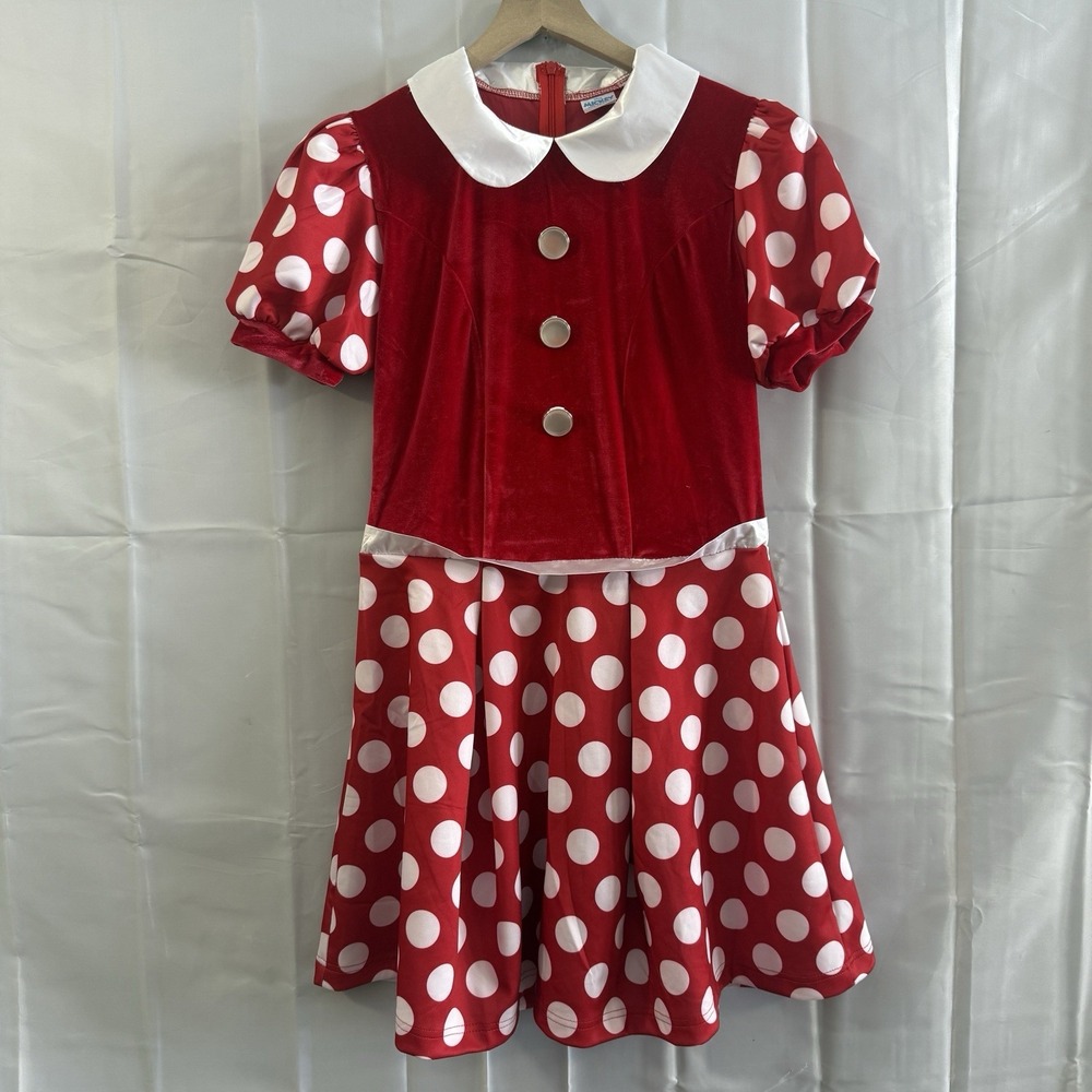 Disney Minnie Mouse Adult L Costume Dress Cosplay Mickey & Friends